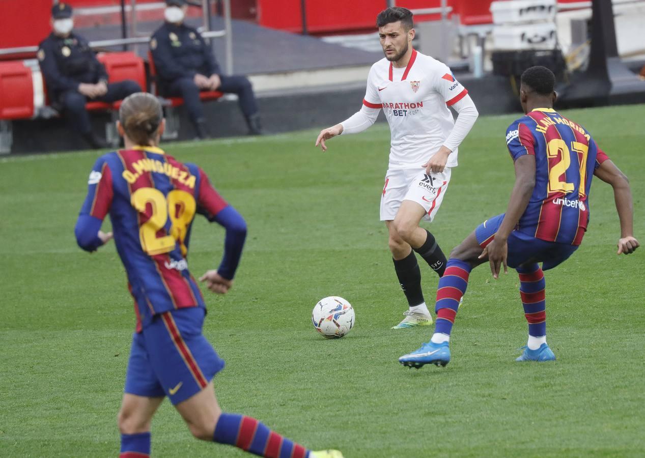 Las mejores imágenes del partido entre el Sevilla F.C. y el Barcelona