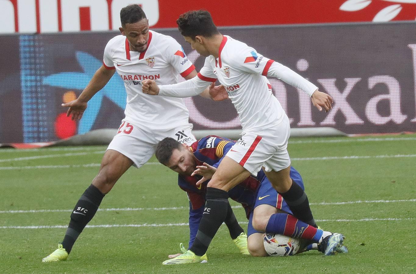 Las mejores imágenes del partido entre el Sevilla F.C. y el Barcelona