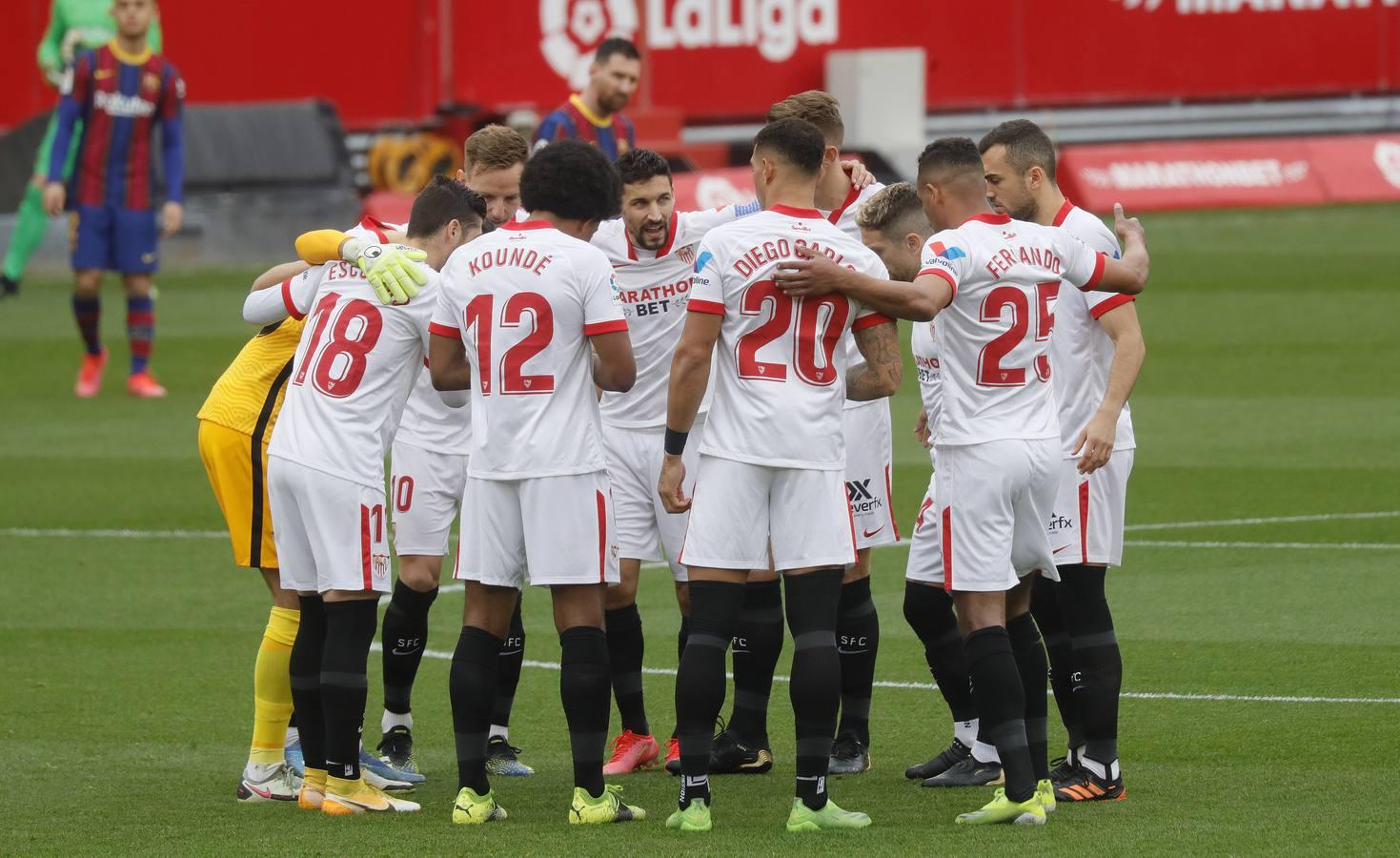 Las mejores imágenes del partido entre el Sevilla F.C. y el Barcelona