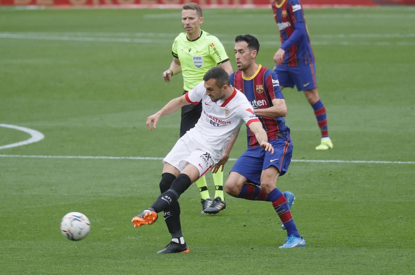 Las mejores imágenes del partido entre el Sevilla F.C. y el Barcelona