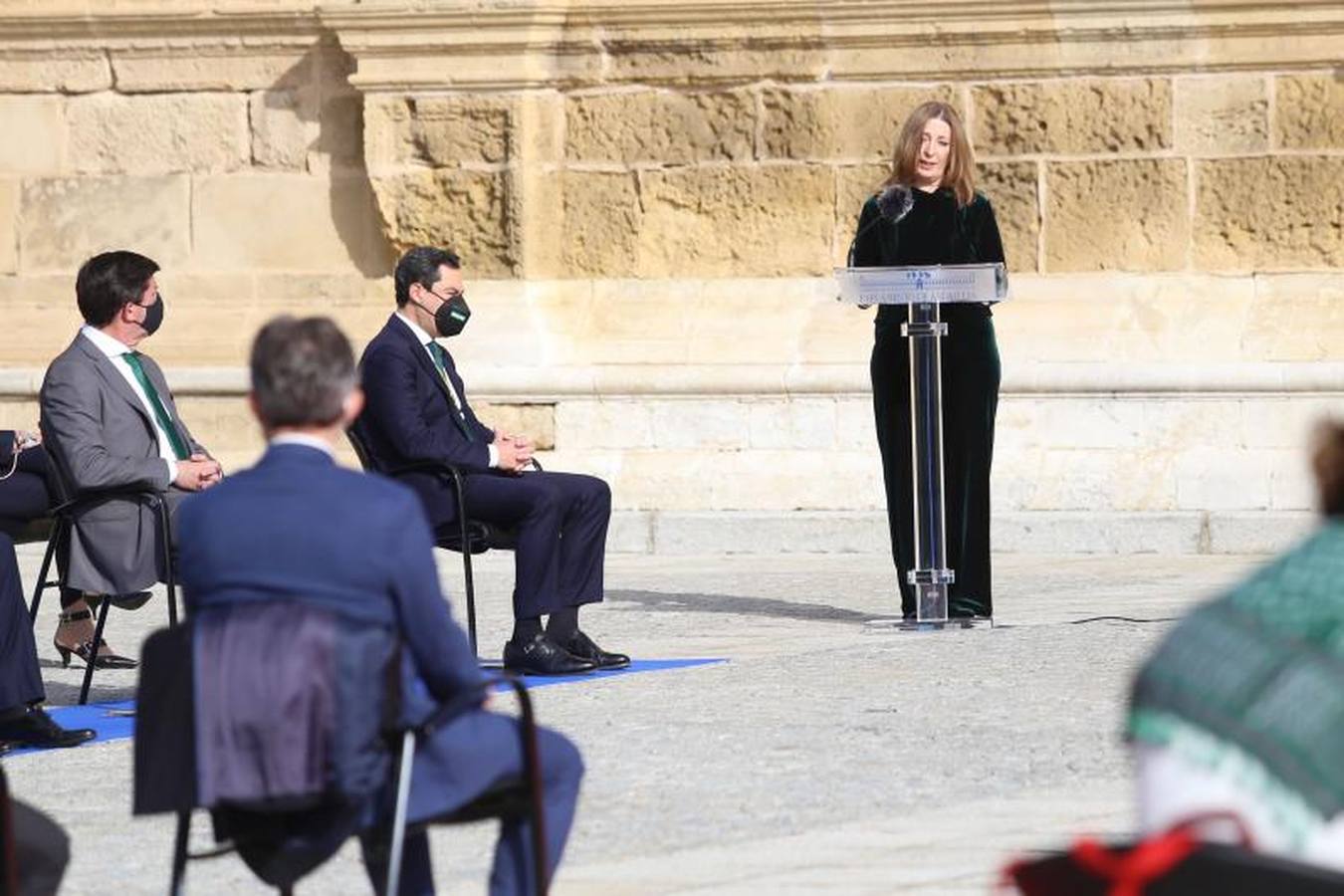 El acto institucional de celebración del 28-F en el Parlamento de Andalucía, en imágenes