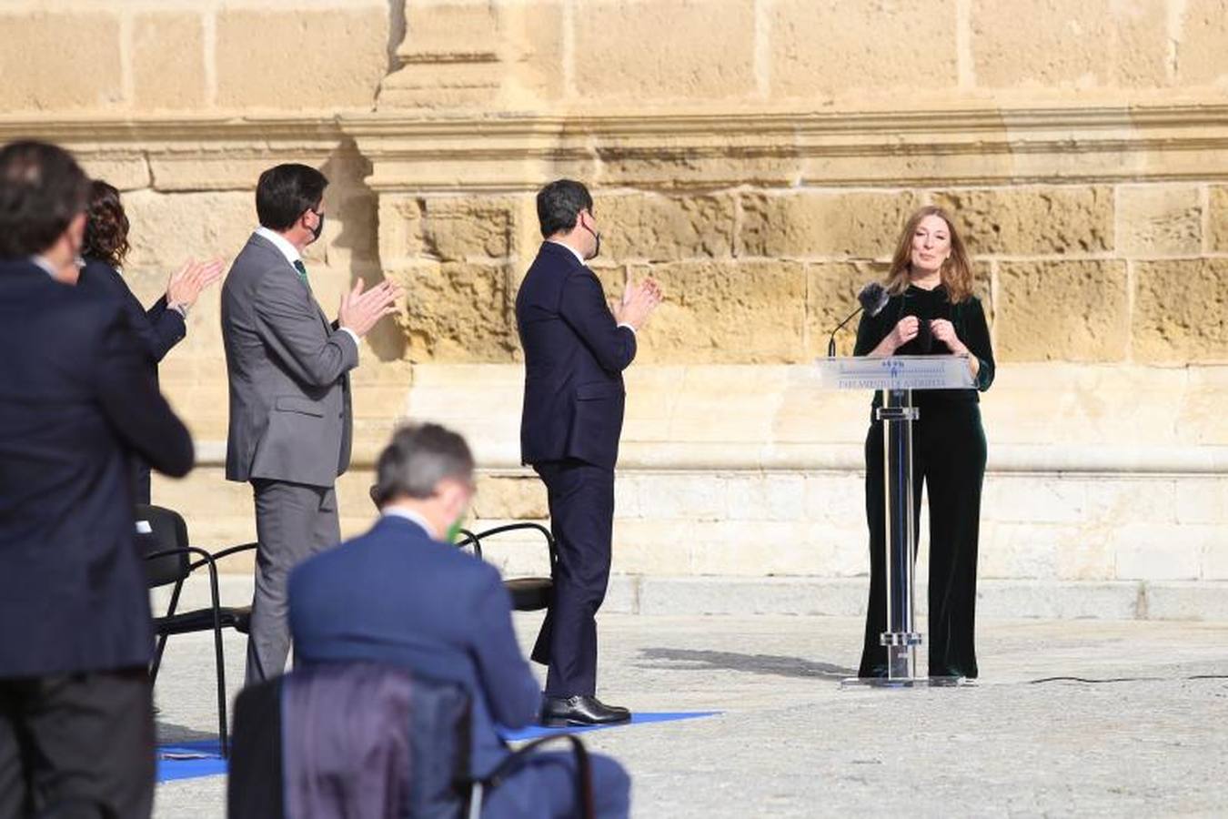 El acto institucional de celebración del 28-F en el Parlamento de Andalucía, en imágenes