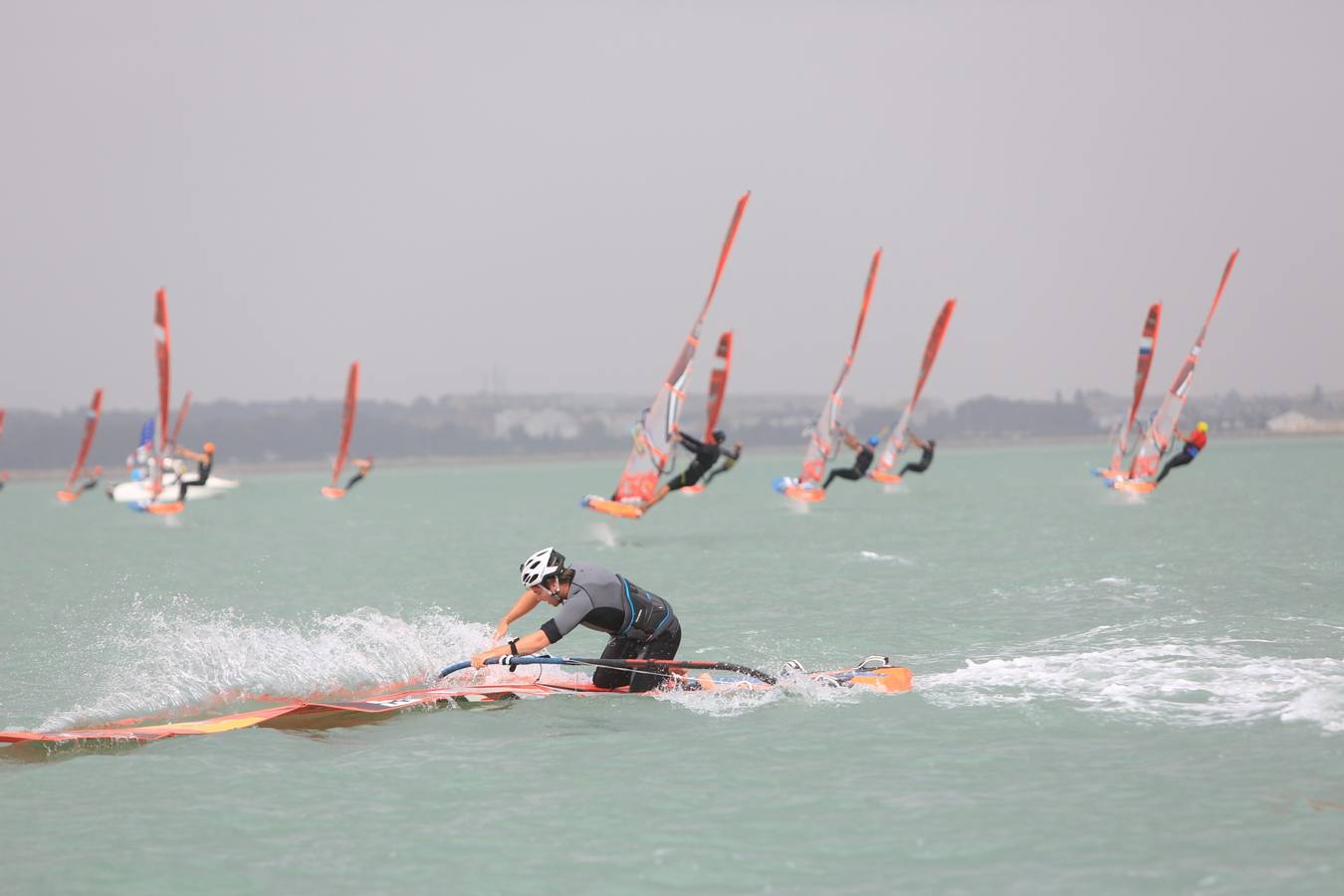 FOTOS: La Semana Olímpica Andaluza de vela, en la Bahía de Cádiz