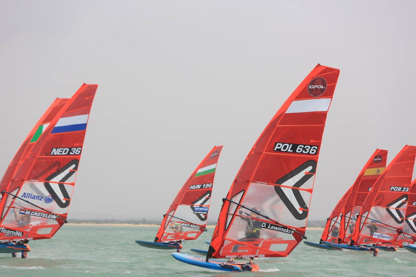 FOTOS: La Semana Olímpica Andaluza de vela, en la Bahía de Cádiz