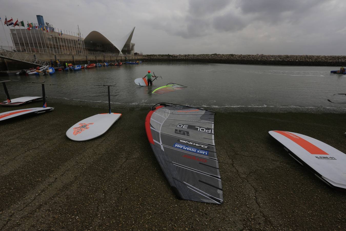 FOTOS: La Semana Olímpica Andaluza de vela, en la Bahía de Cádiz