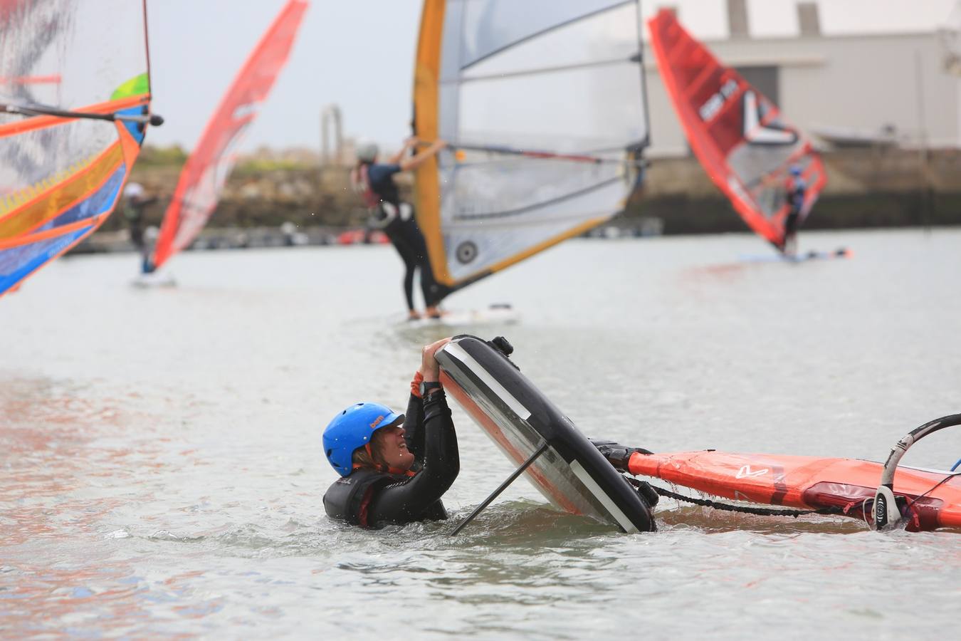 FOTOS: La Semana Olímpica Andaluza de vela, en la Bahía de Cádiz