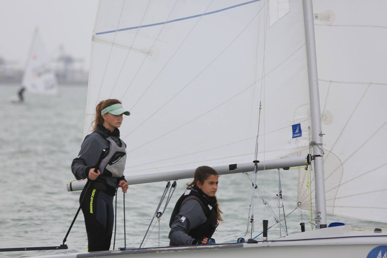 FOTOS: La Semana Olímpica Andaluza de vela, en la Bahía de Cádiz