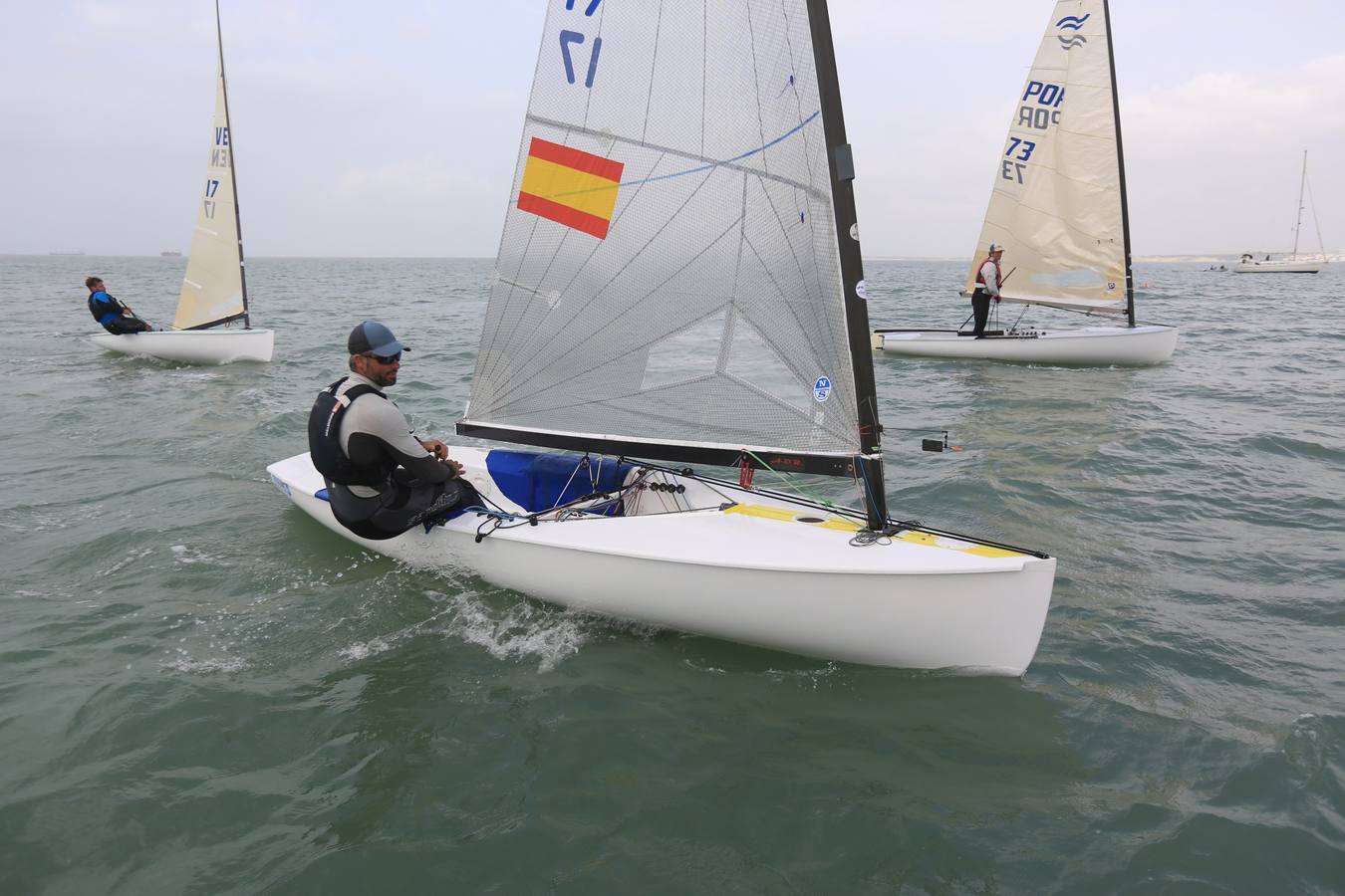 FOTOS: La Semana Olímpica Andaluza de vela, en la Bahía de Cádiz