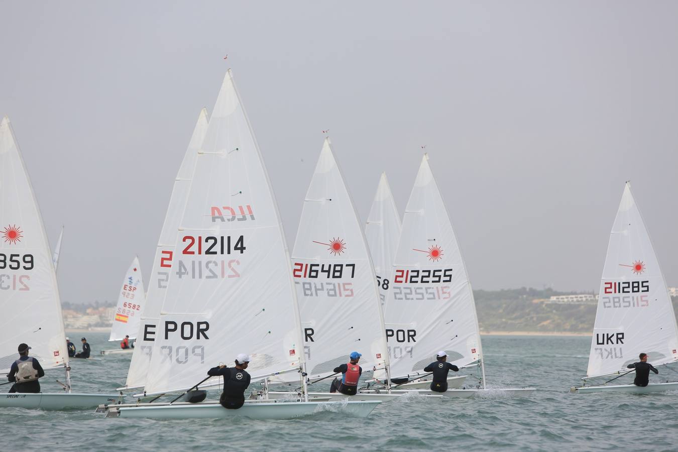 FOTOS: La Semana Olímpica Andaluza de vela, en la Bahía de Cádiz