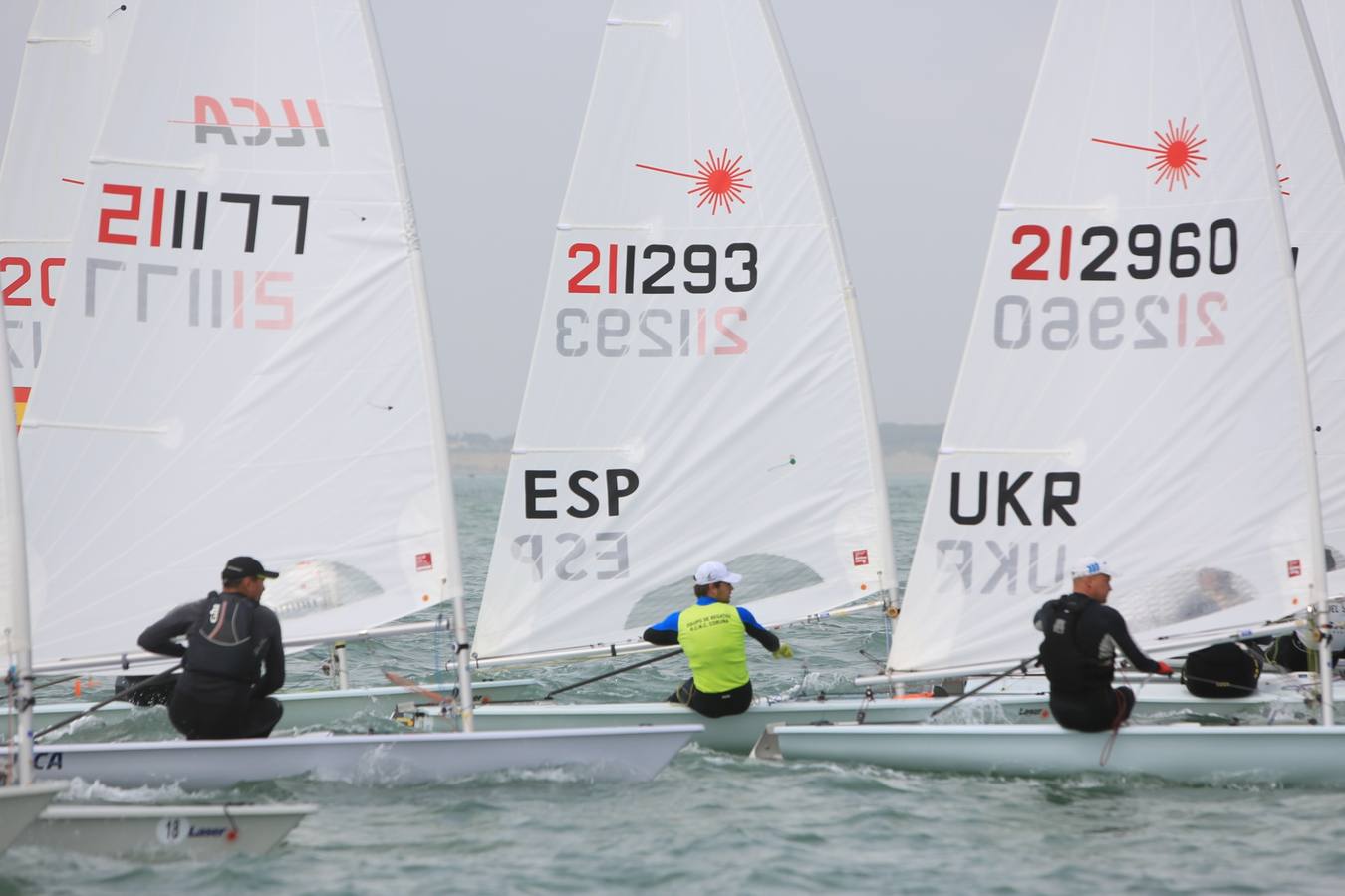 FOTOS: La Semana Olímpica Andaluza de vela, en la Bahía de Cádiz