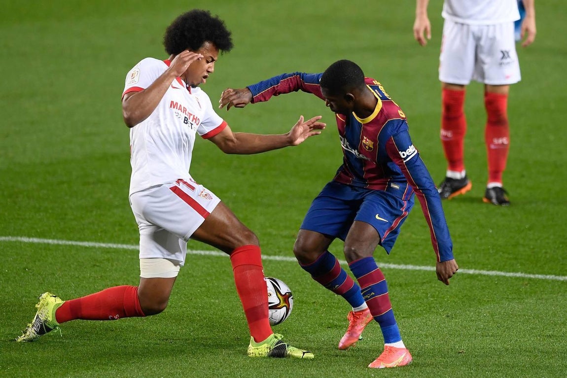 En imágenes, la vuelta de semifinales de la Copa del Rey entre el Barcelona y el Sevilla