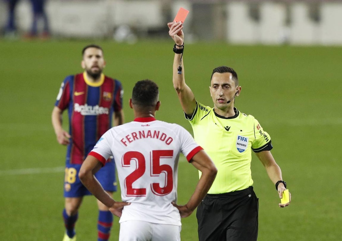En imágenes, la vuelta de semifinales de la Copa del Rey entre el Barcelona y el Sevilla