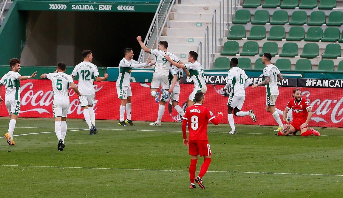 Fotogalería: partido entre el Elche y el Sevilla F.C.