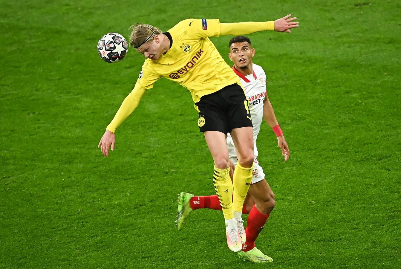 Las mejores imágenes del partido entre el Borussia Dortmund y Sevilla F.C.