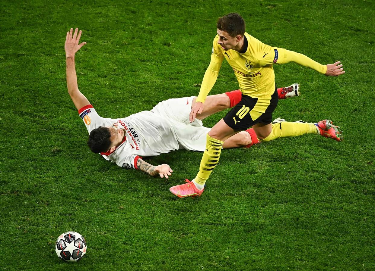 Las mejores imágenes del partido entre el Borussia Dortmund y Sevilla F.C.