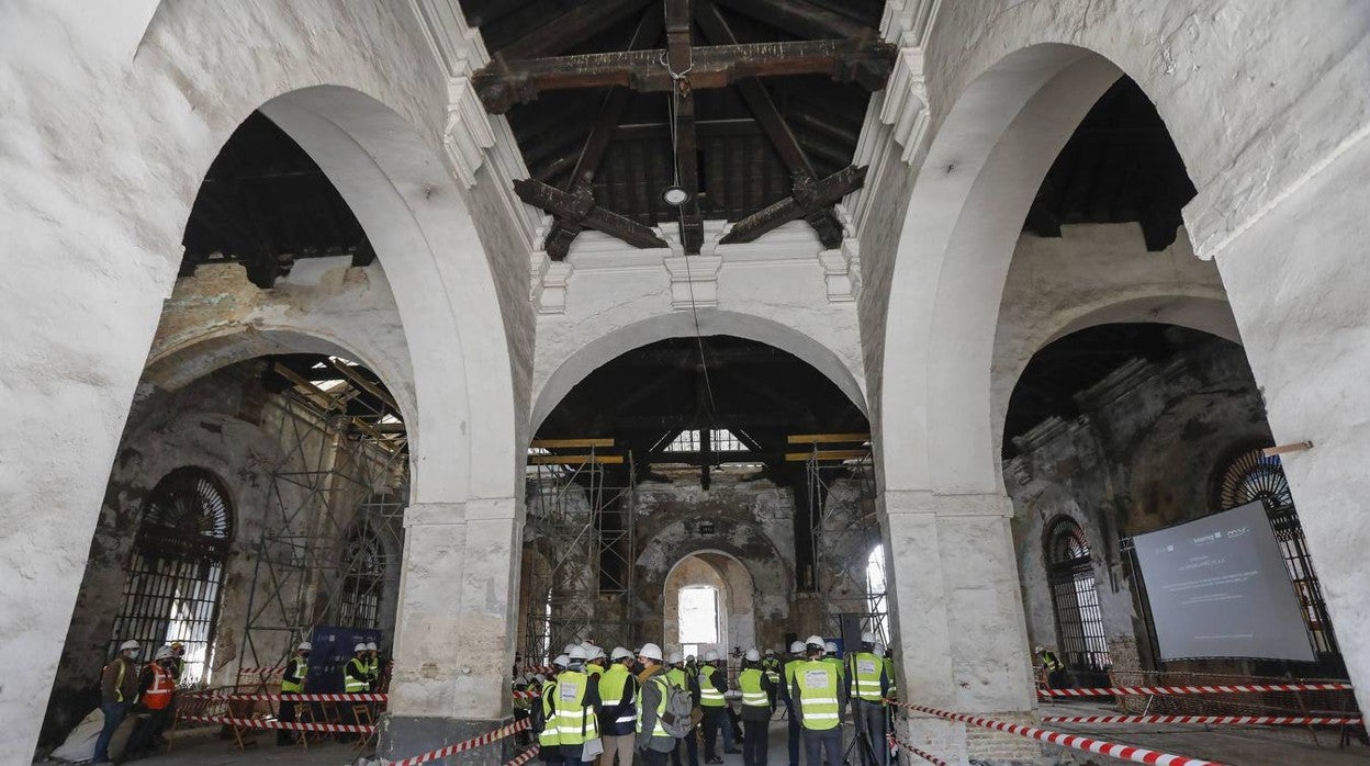 Las imágenes del inicio de las obras en la Fábrica de Artillería de Sevilla