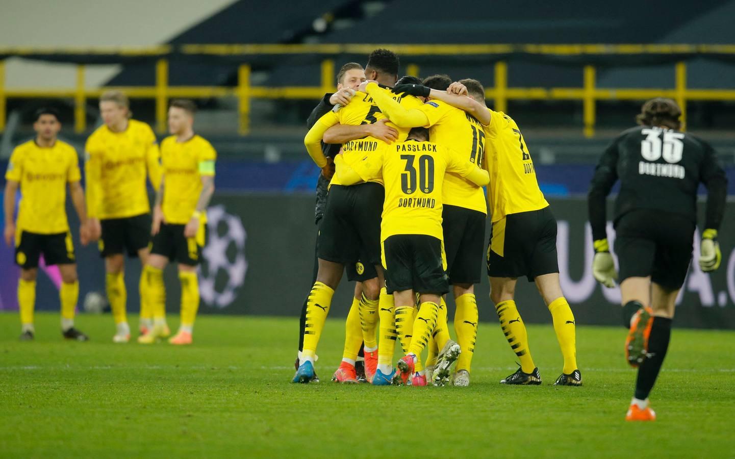 Las mejores imágenes del partido entre el Borussia Dortmund y Sevilla F.C.