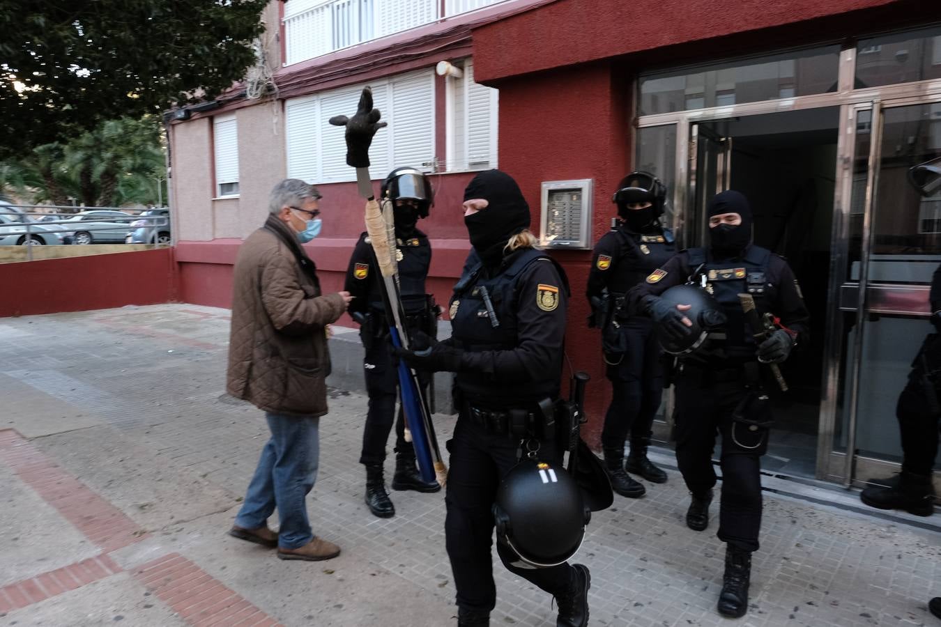 FOTOS: Operación policial en Cádiz