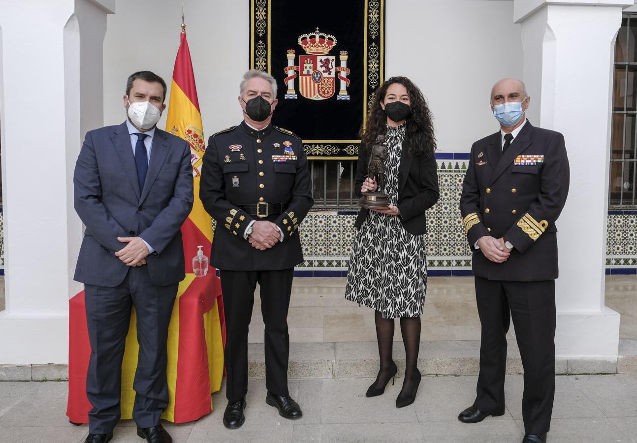 FOTOS: Verónica Sánchez recoge el premio Defensa 2020 de Medios de Comunicación