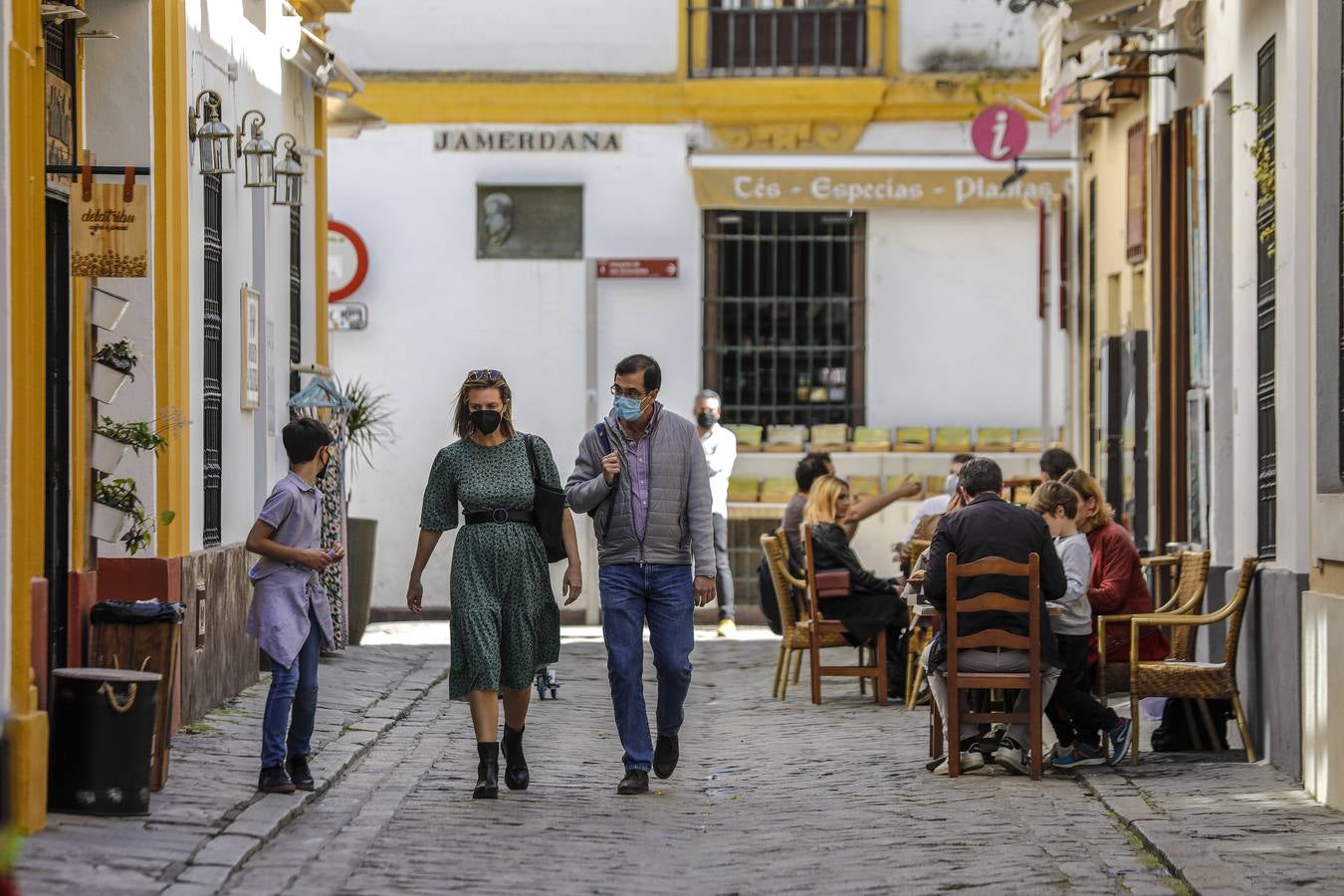 Ambiente en el barrio de Santa Cruz