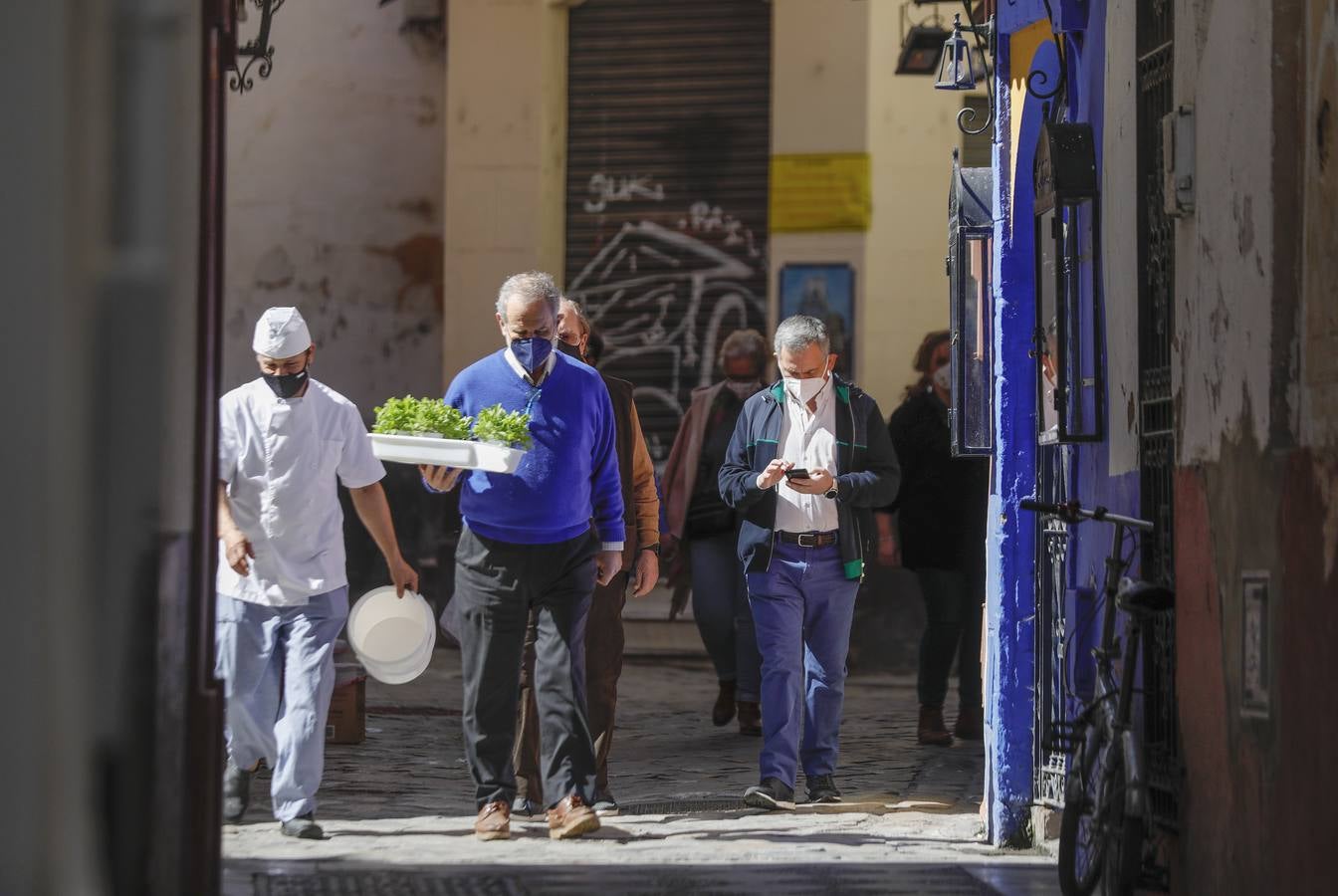 Ambiente en el barrio de Santa Cruz