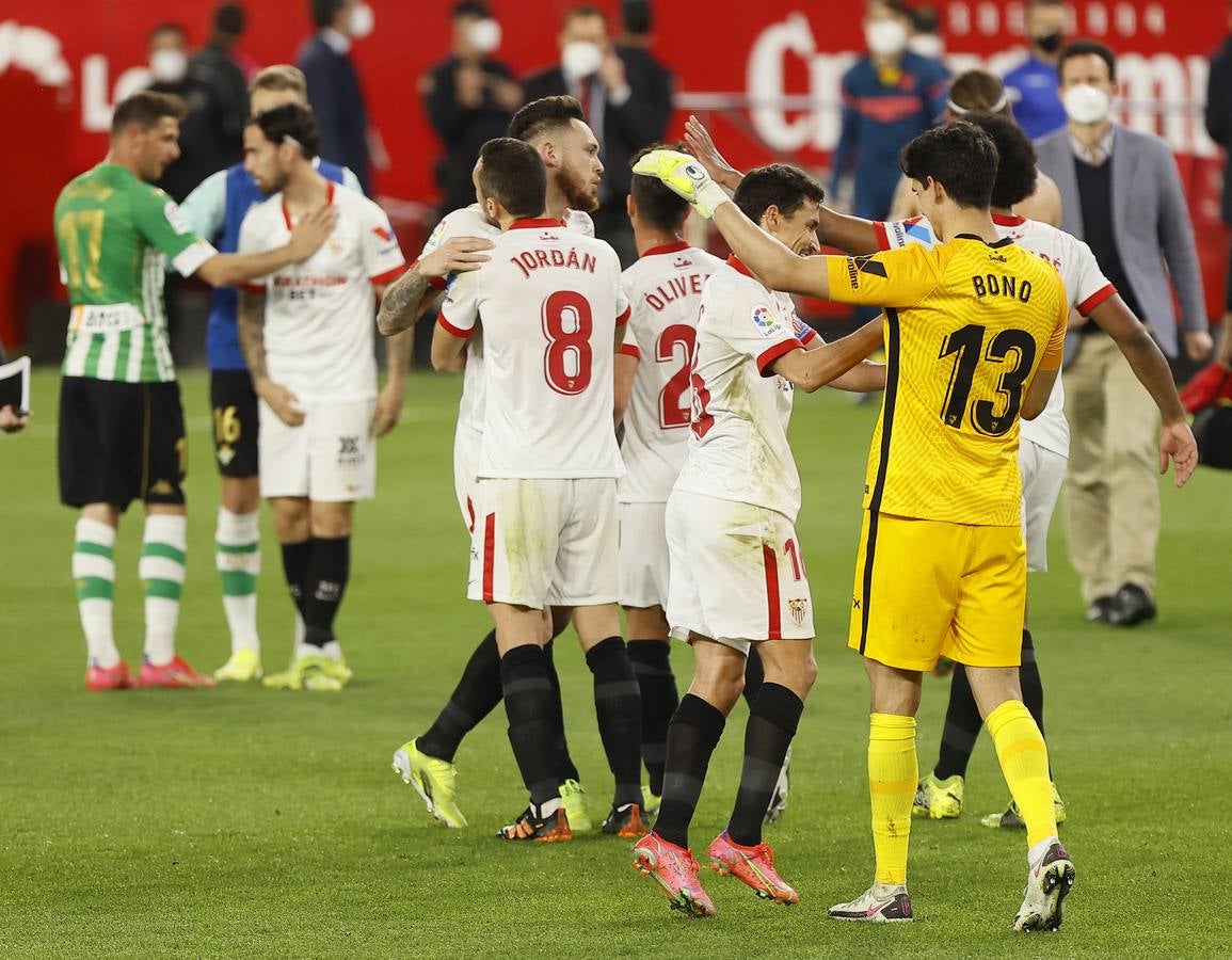 Partido de LaLiga entre el Sevilla y el Betis en el Sánchez-Pizjuán