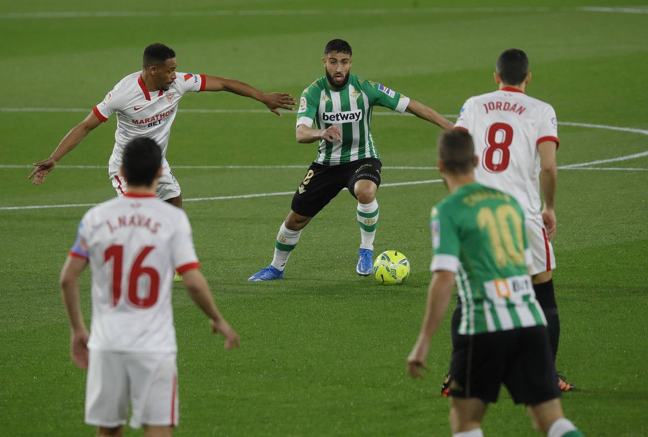 Partido de LaLiga entre el Sevilla y el Betis en el Sánchez-Pizjuán