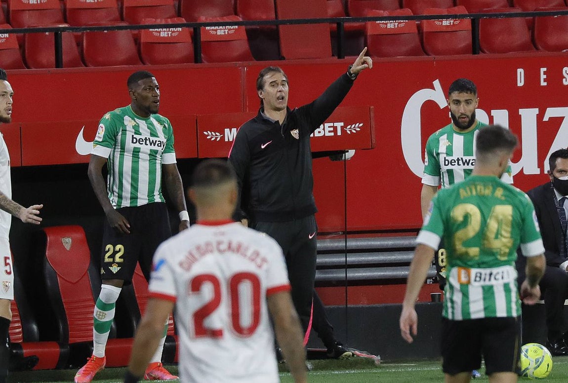 Partido de LaLiga entre el Sevilla y el Betis en el Sánchez-Pizjuán