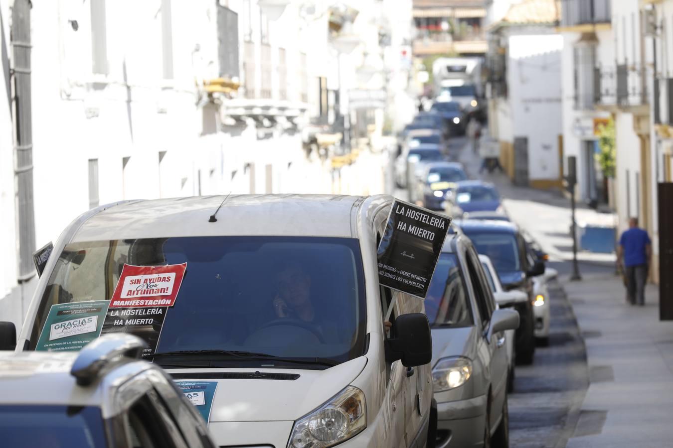 La protesta de los hosteleros de Córdoba, en imágenes