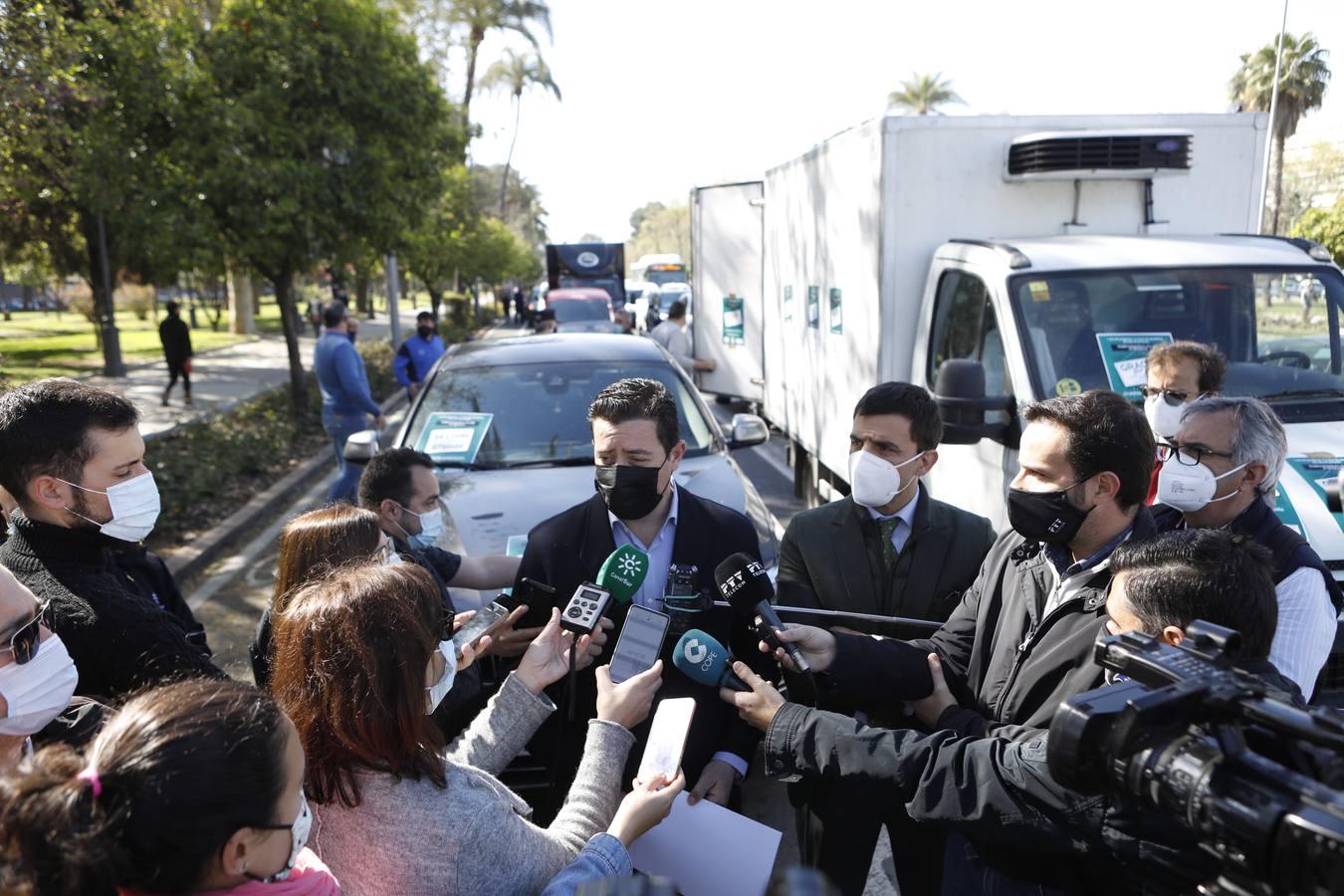 La protesta de los hosteleros de Córdoba, en imágenes