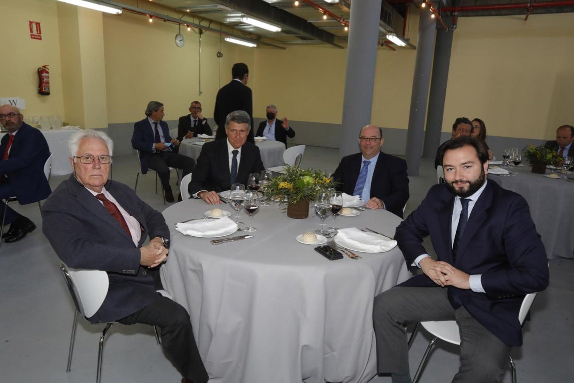 Juan Manuel Blázquez, Rafael Sánchez, Olivier Crassous y Alejandro González