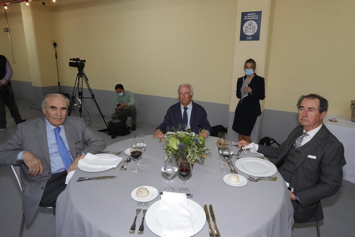 Vicente Rodríguez, Benito Cortines y Pedro Maestre