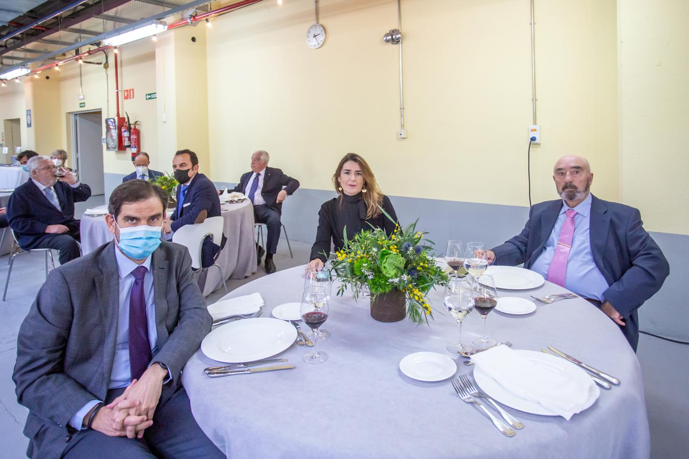 Jorge Romero, María Jesús Fernández y Francisco Morales