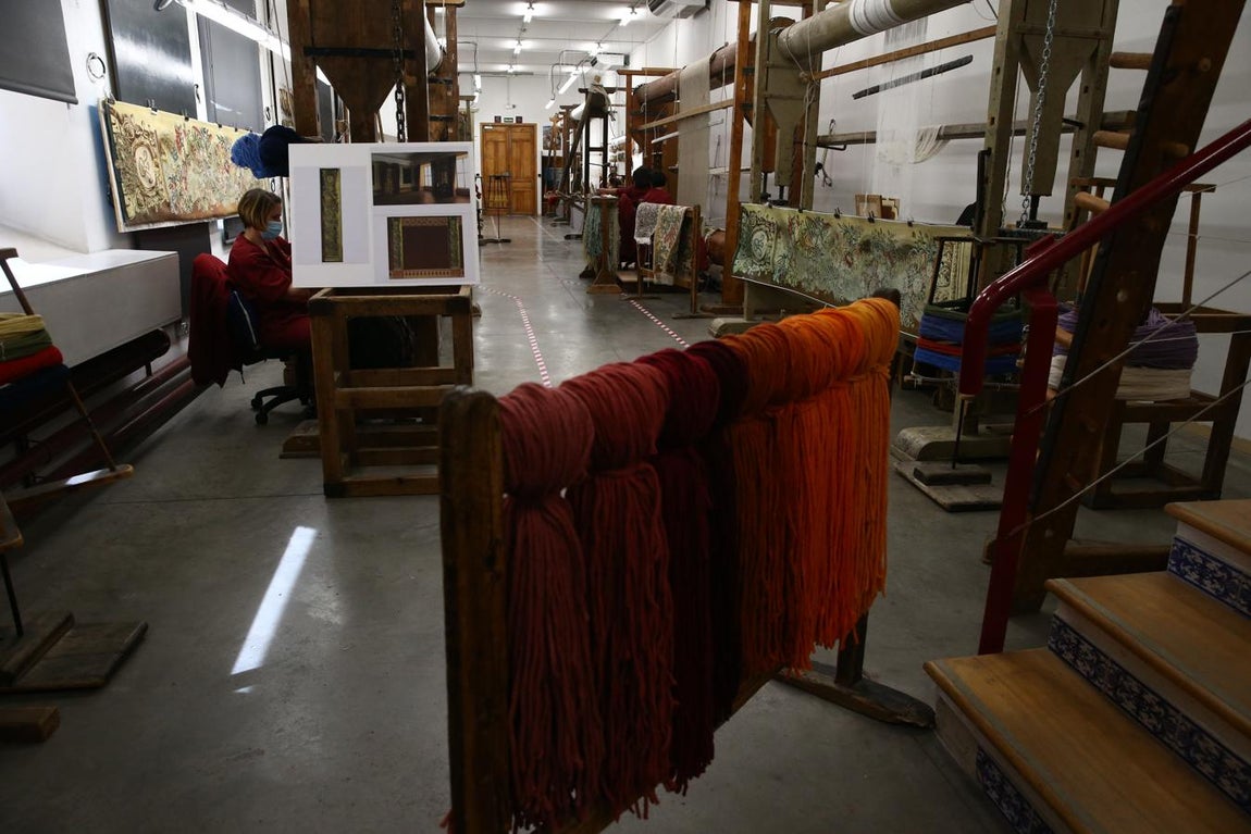 Tres siglos de historia de la Real Fábrica de Tapices, en imágenes
