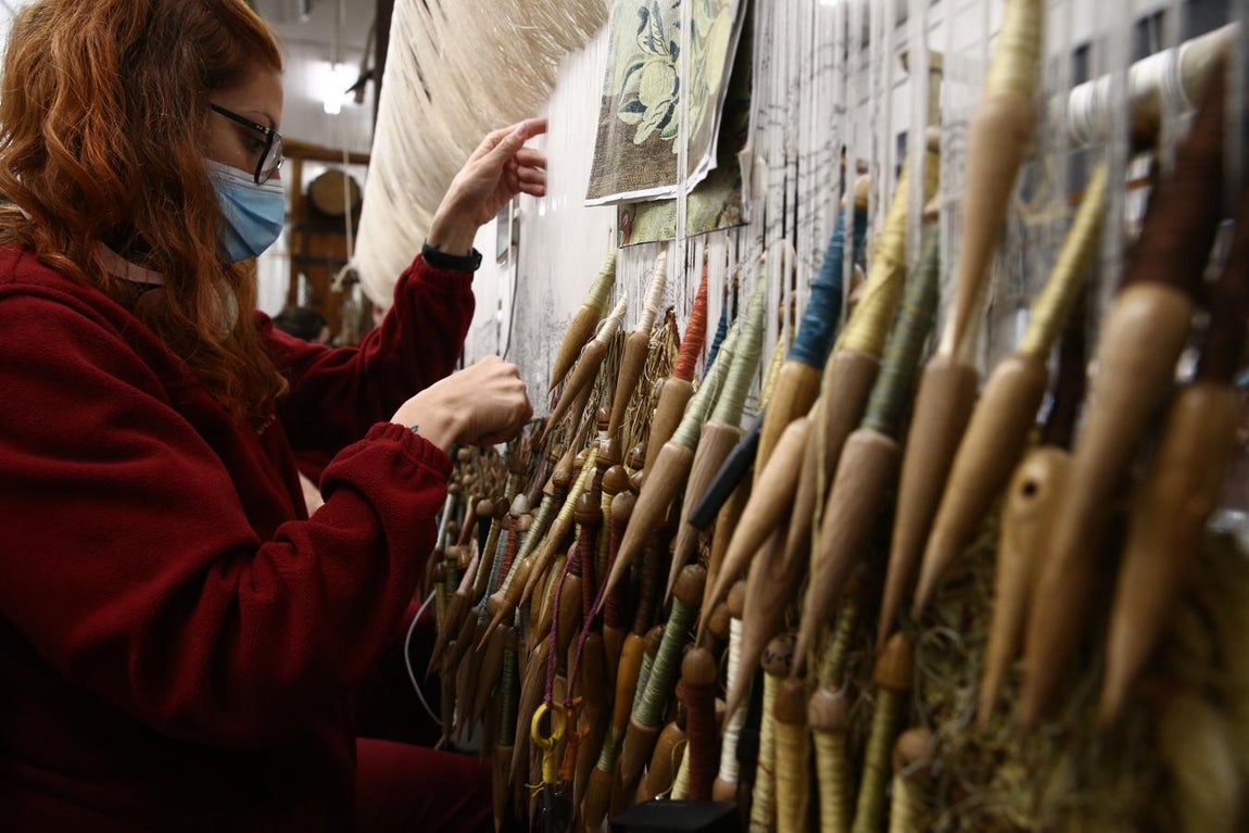 Tres siglos de historia de la Real Fábrica de Tapices, en imágenes