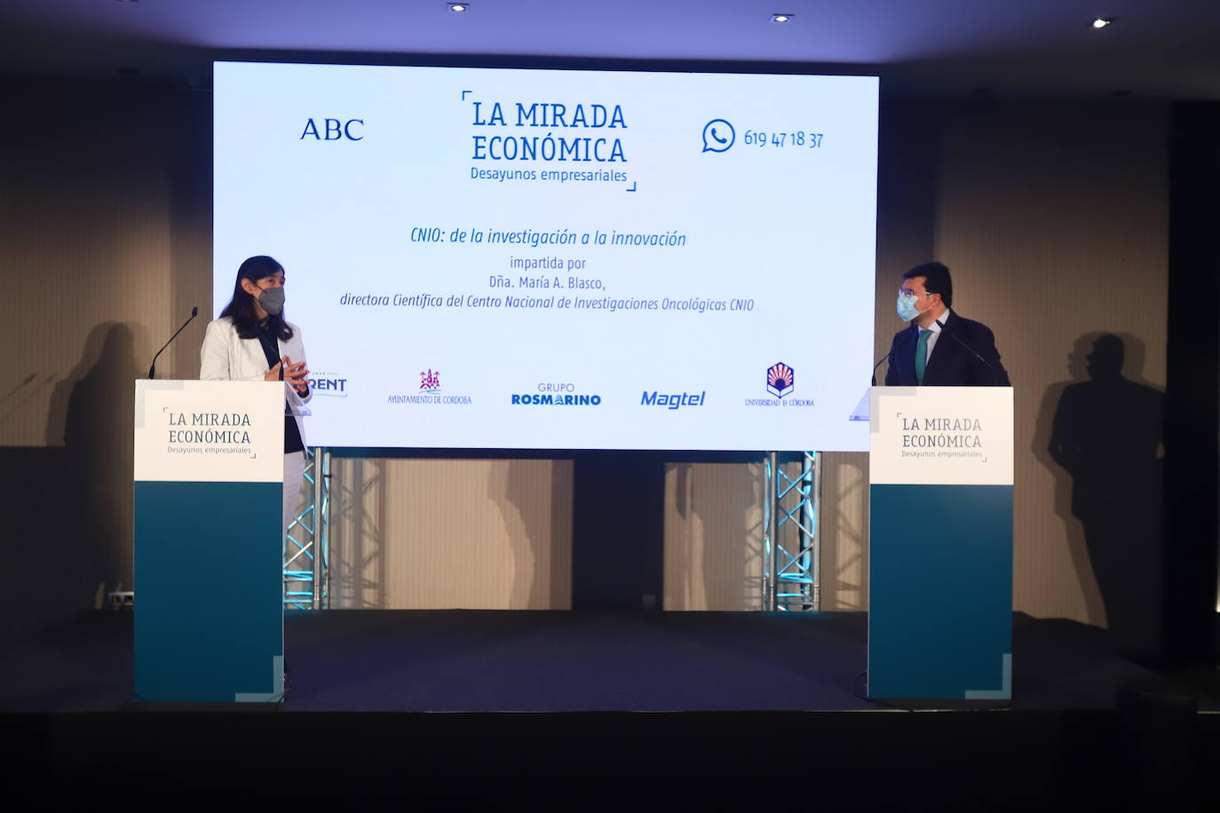 Fotogalería: María Blasco en la Mirada Económica de ABC Córdoba