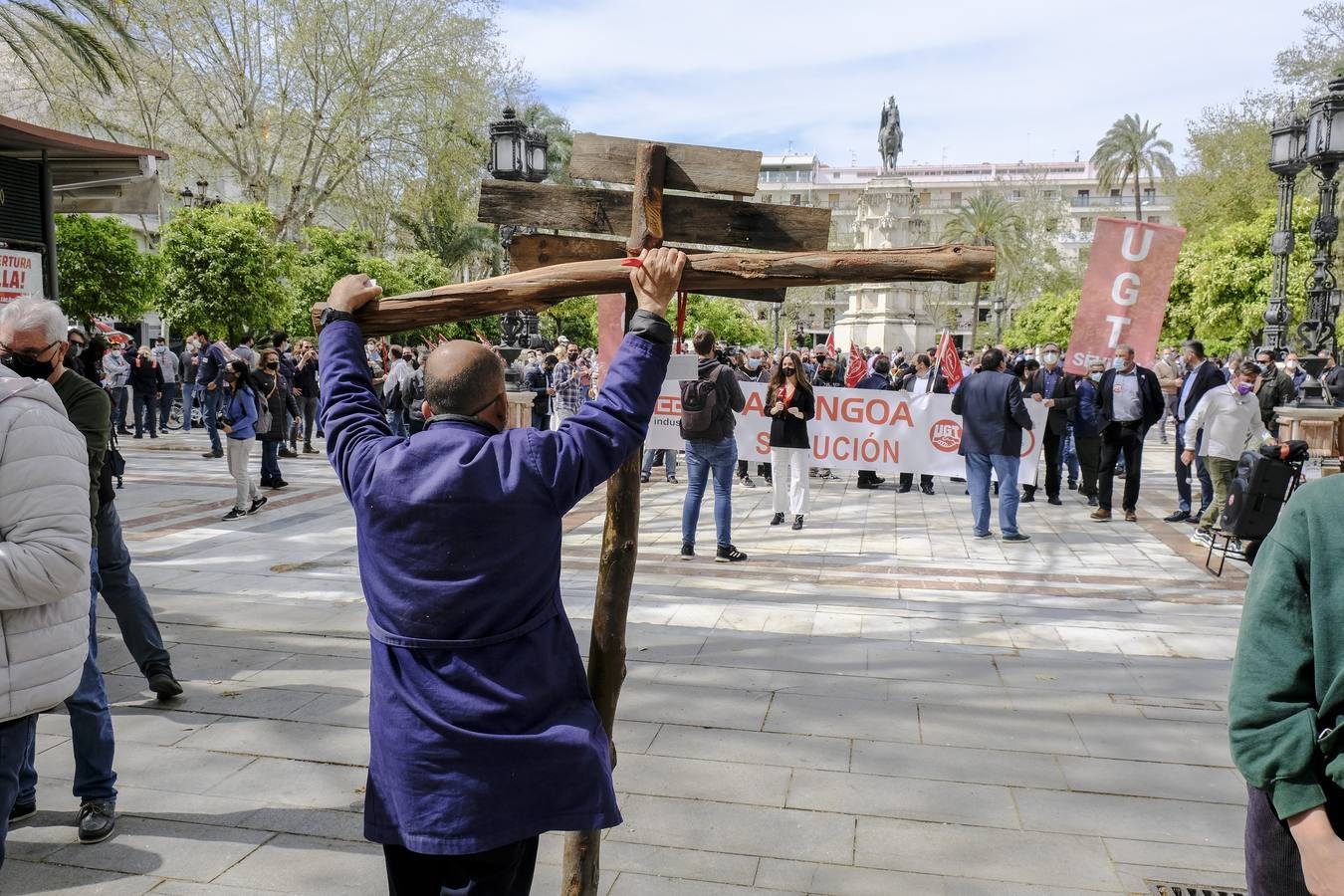 Fotogalería: Los trabajadores de Abengoa se movilizan por su empleo