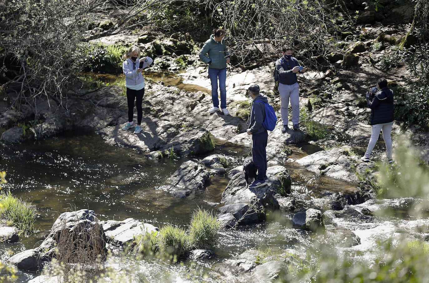 El ambiente de la Sierra de Córdoba en fin de semana, en imágenes