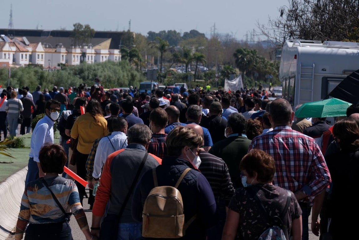 FOTOS: Manifestación de Airbus Puerto Real
