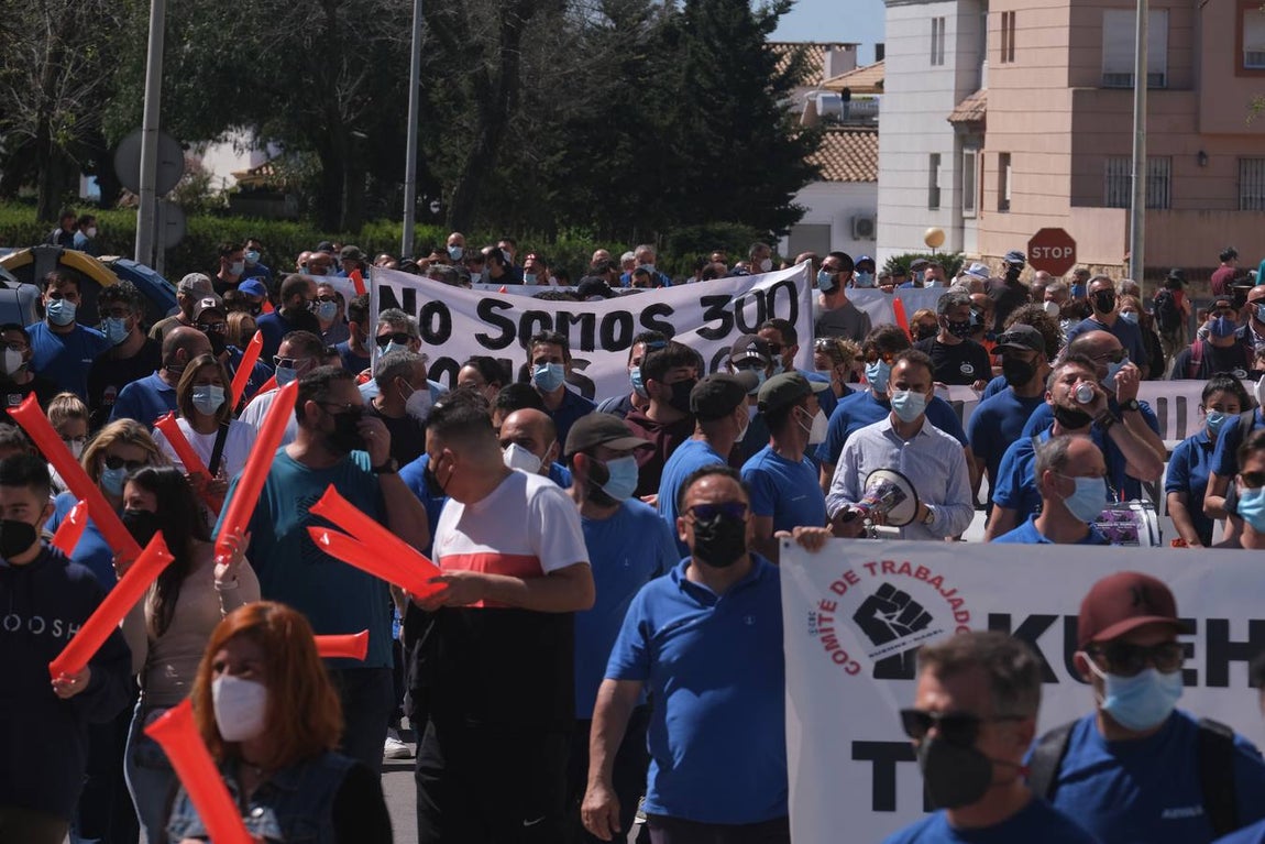 FOTOS: Manifestación de Airbus Puerto Real