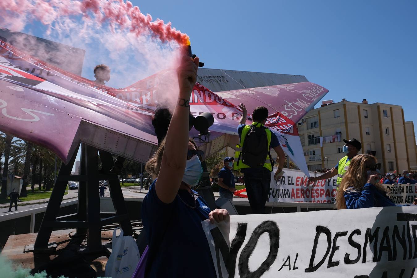 FOTOS: Manifestación de Airbus Puerto Real