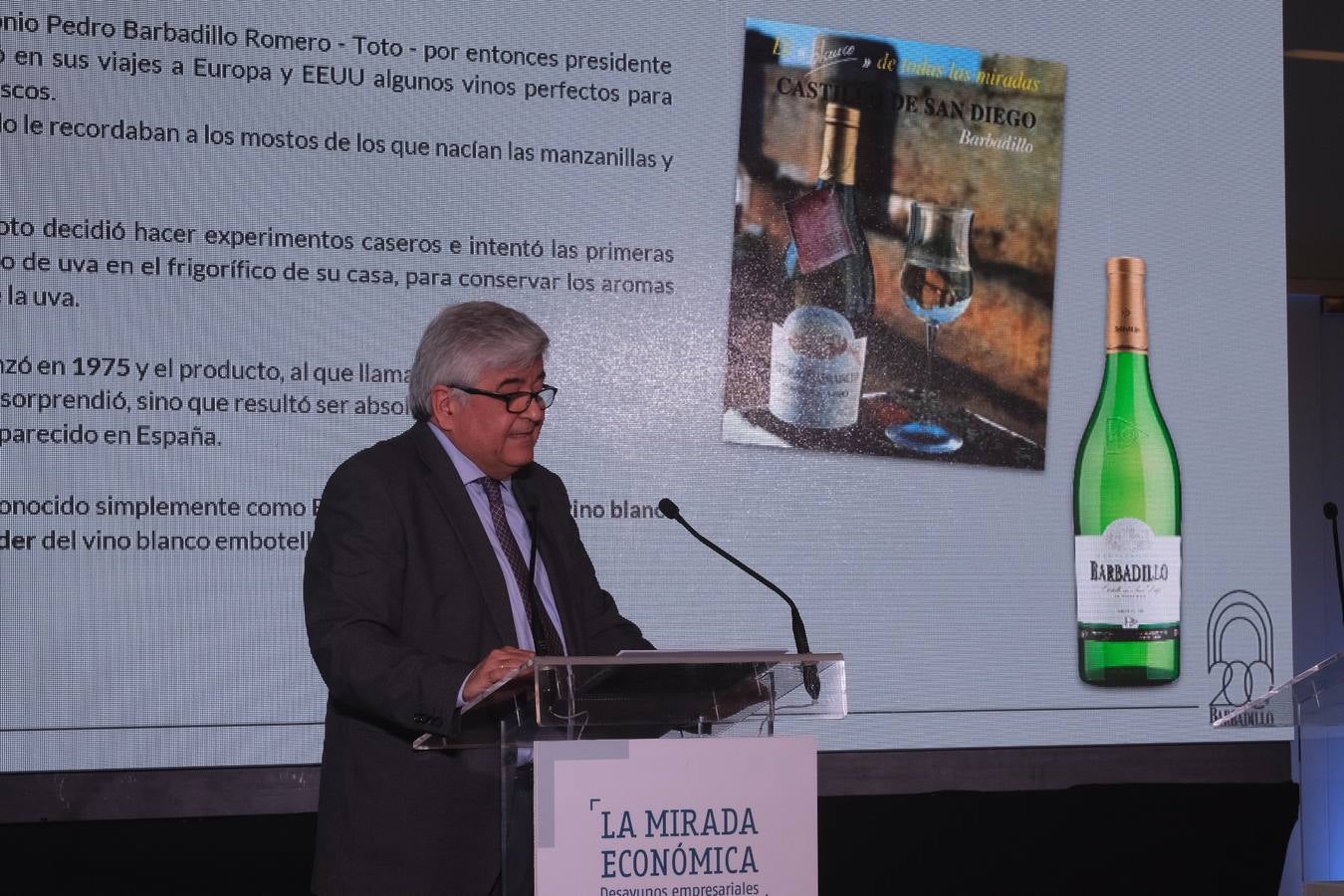 FOTOS: Conferencia &#039;Bodegas Barbadillo, 200 años de espíritu pionero&#039;, a cargo de Manuel Barbadillo Eyzaguirre