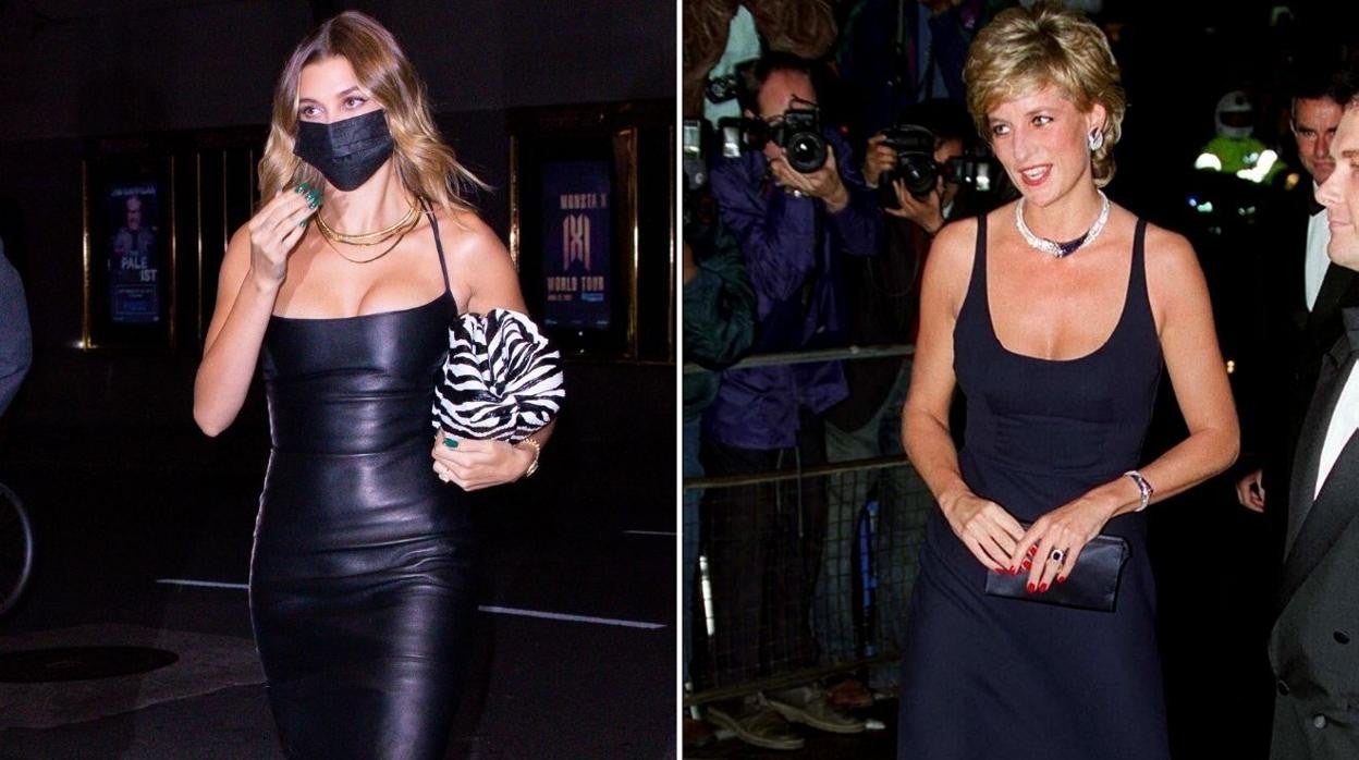 Lady Di, la inspiración en el vestidor de Hailey Bieber