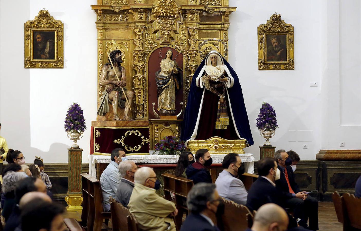 El nuevo respiradero del paso de la Virgen de la Merced de Córdoba, en imágenes