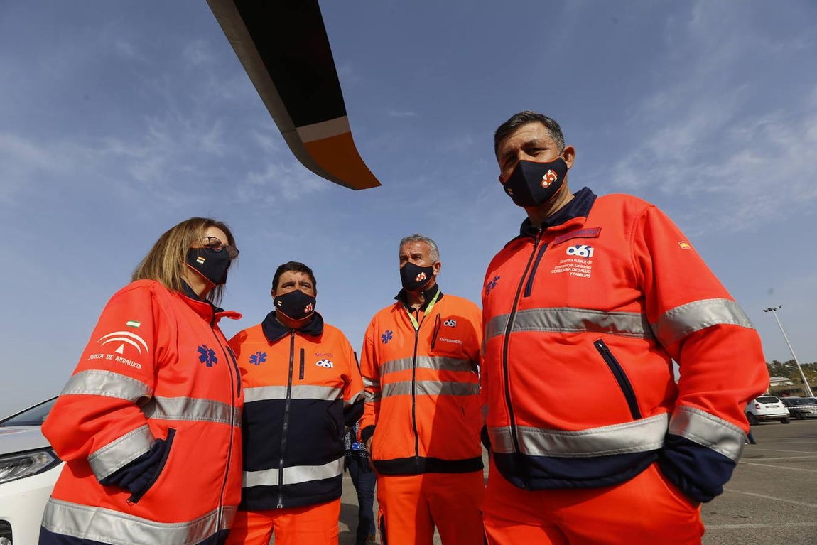 La presentación en Córdoba de los helicópteros del 061, en imágenes