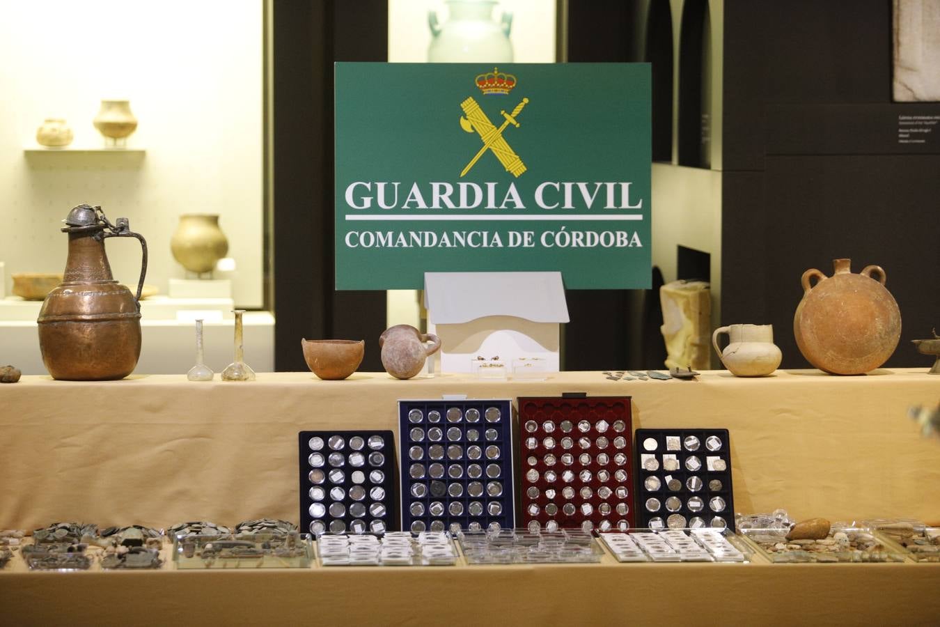 En imágenes, las dos operaciones de la Guardia Civil contra el expolio arqueológico en Córdoba