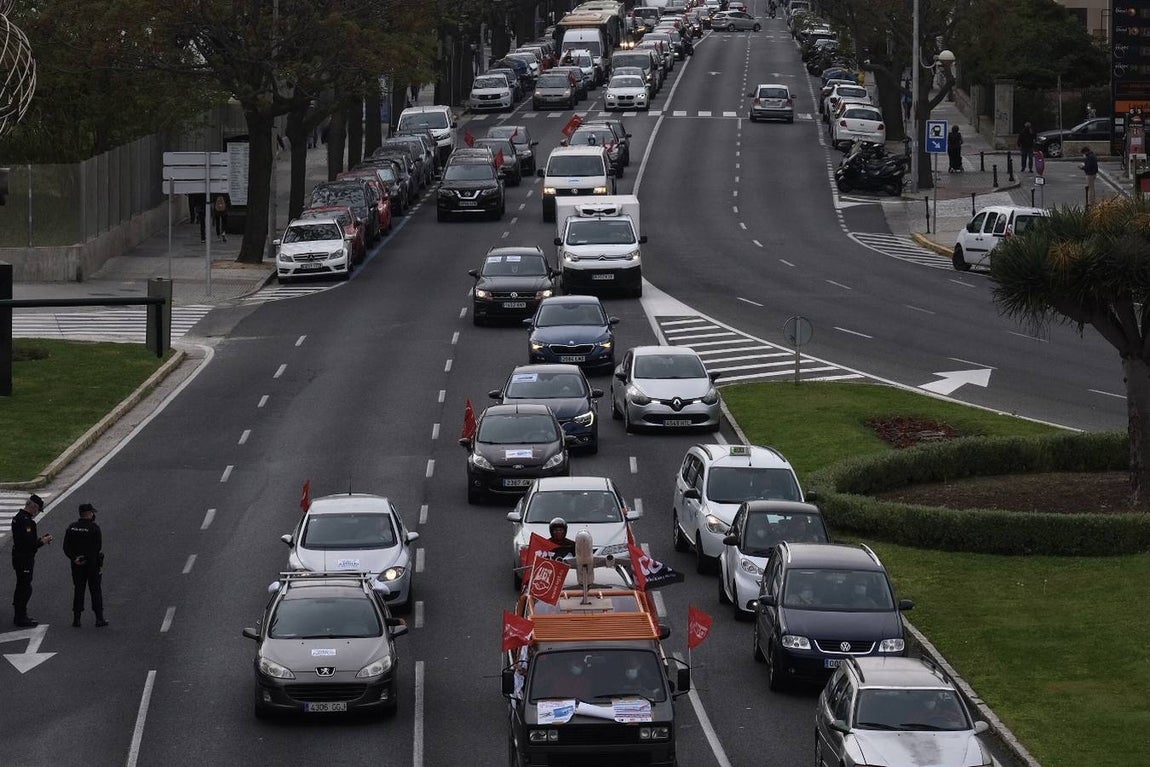 FOTOS: Airbus colapsa Cádiz con sus protestas
