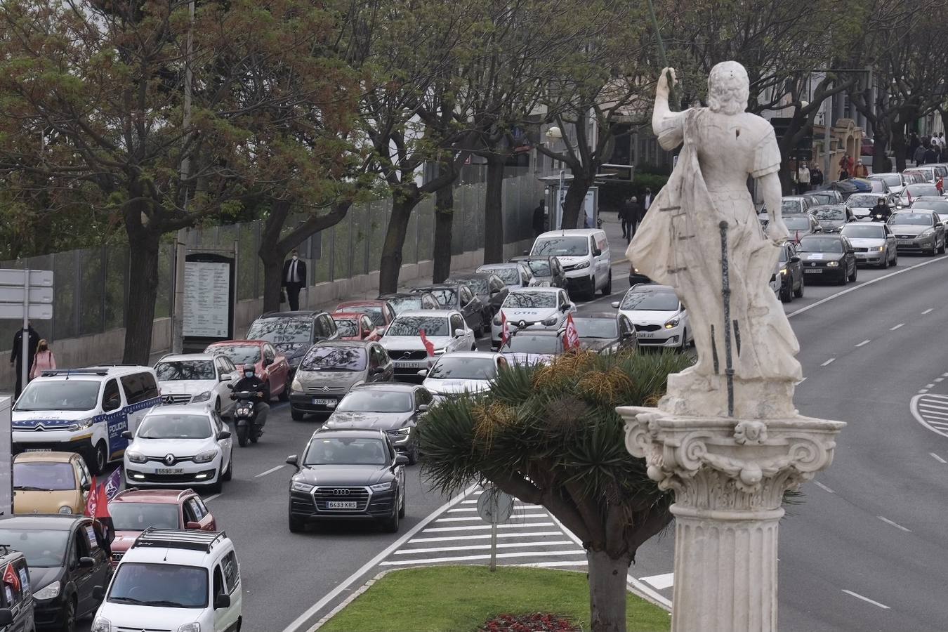 FOTOS: Airbus colapsa Cádiz con sus protestas