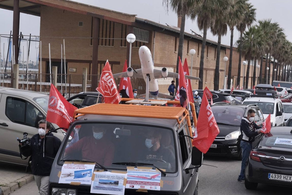 FOTOS: Airbus colapsa Cádiz con sus protestas