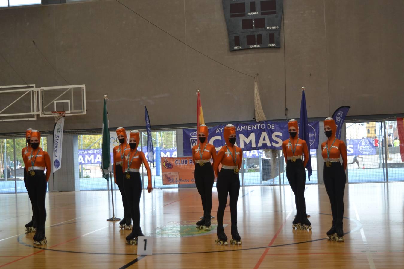 Show junior 'Conectadas', del CP Loreto, primer clasificado del Campeonato de Andalucía de Grupos Show y Cuarrtetos